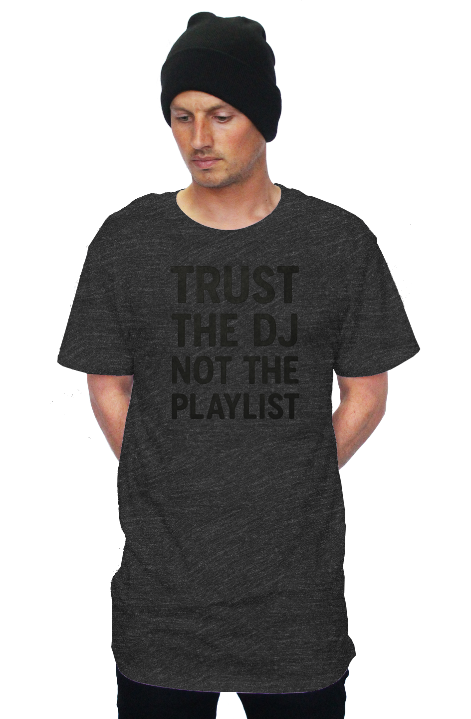 Bella Canvas Long Tee (Trust the DJ, Not the Playlist)
