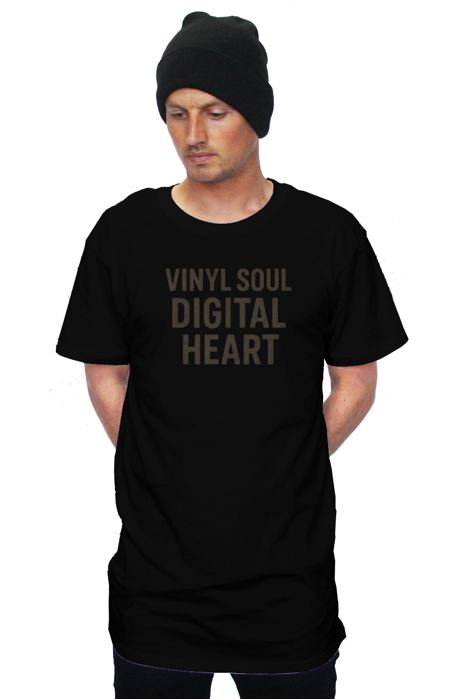 Bella Canvas Long Tee (Vinyl Soul Digital Heart)