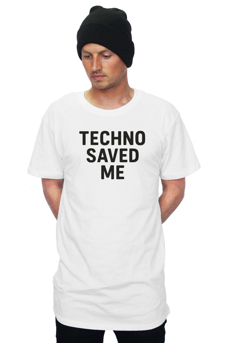 Bella Canvas Long Tee (Techno Saved Me)
