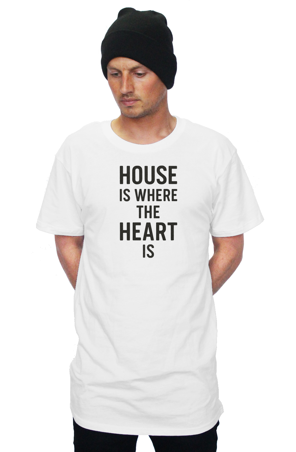 Bella Canvas Long Tee (House Is Where The Heart Is)