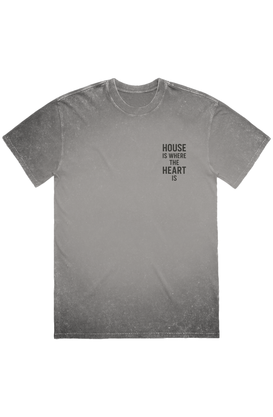 Stone Wash Heavy Tee (House Is Where The Heart Is)