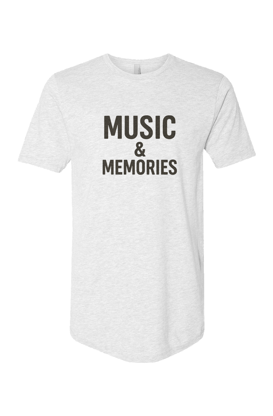 Cotton Long Body Short Sleeve Crew (Music & Memories)