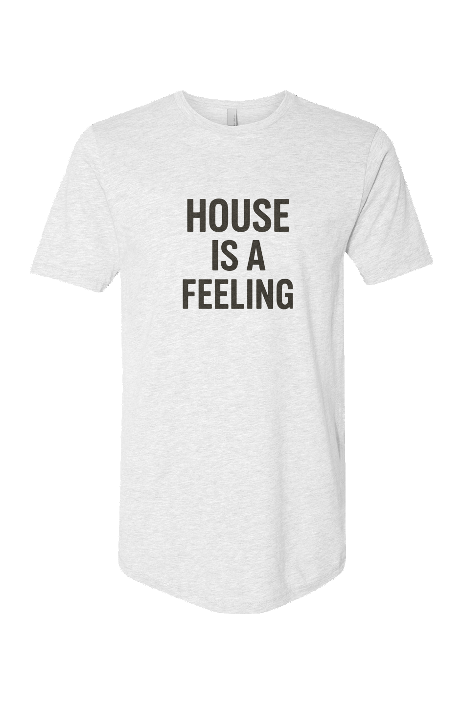 Cotton Long Body Short Sleeve Crew (House Is A Feeling)