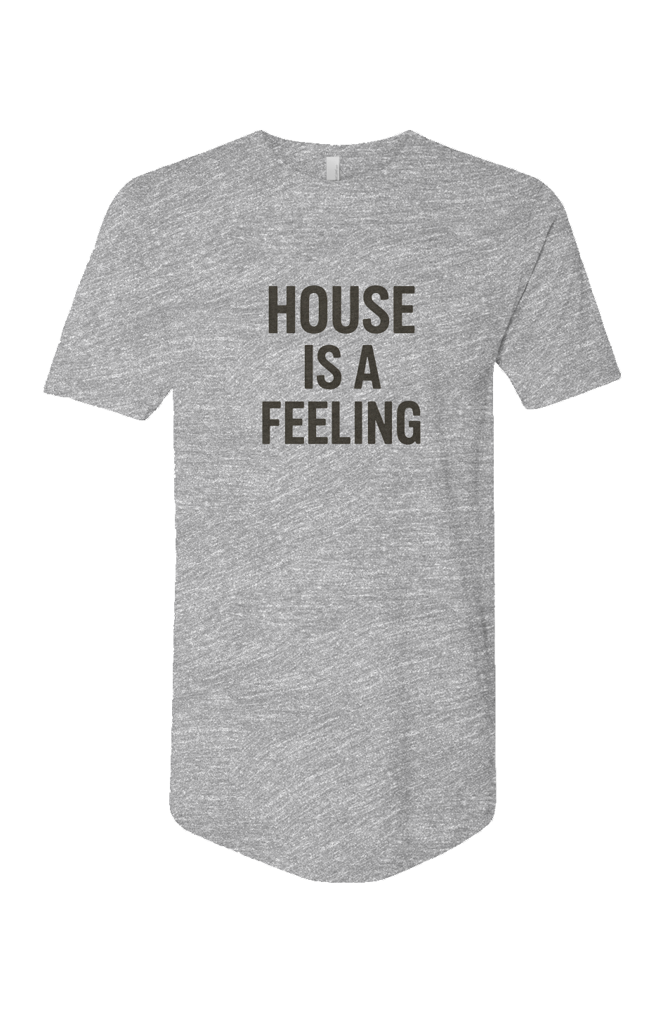 Cotton Long Body Short Sleeve Crew (House Is A Feeling)