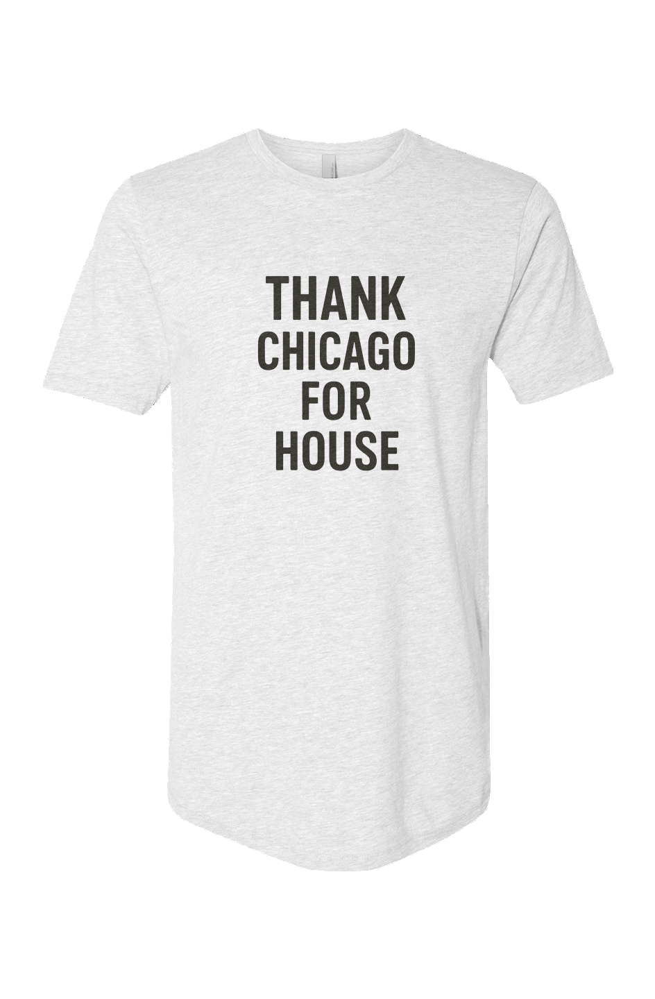 Cotton Long Body Short Sleeve Crew (Thank Chicago For House )