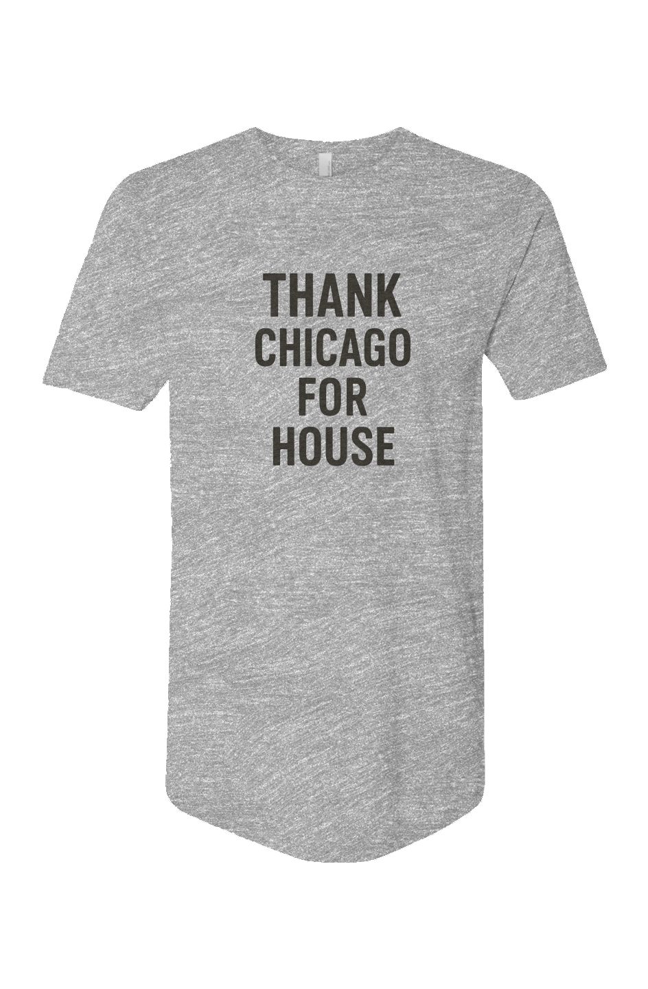 Cotton Long Body Short Sleeve Crew (Thank Chicago For House )