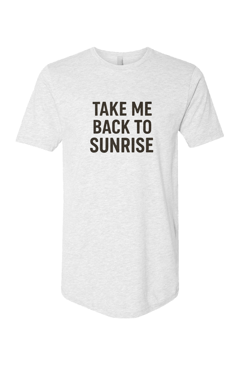 Cotton Long Body Short Sleeve Crew (Take Me Back To The Sunrise)