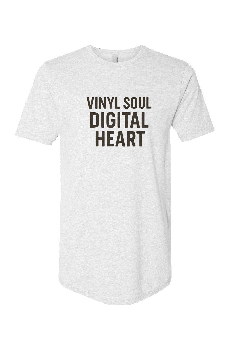 Cotton Long Body Short Sleeve Crew (Vinyl Soul Digital Heart)