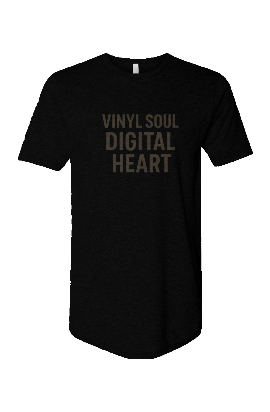 Cotton Long Body Short Sleeve Crew (Vinyl Soul Digital Heart)