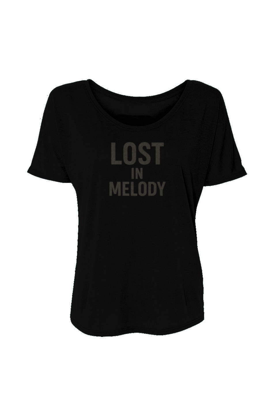 Women’s Slouchy Tee (Lost In Melody) 
