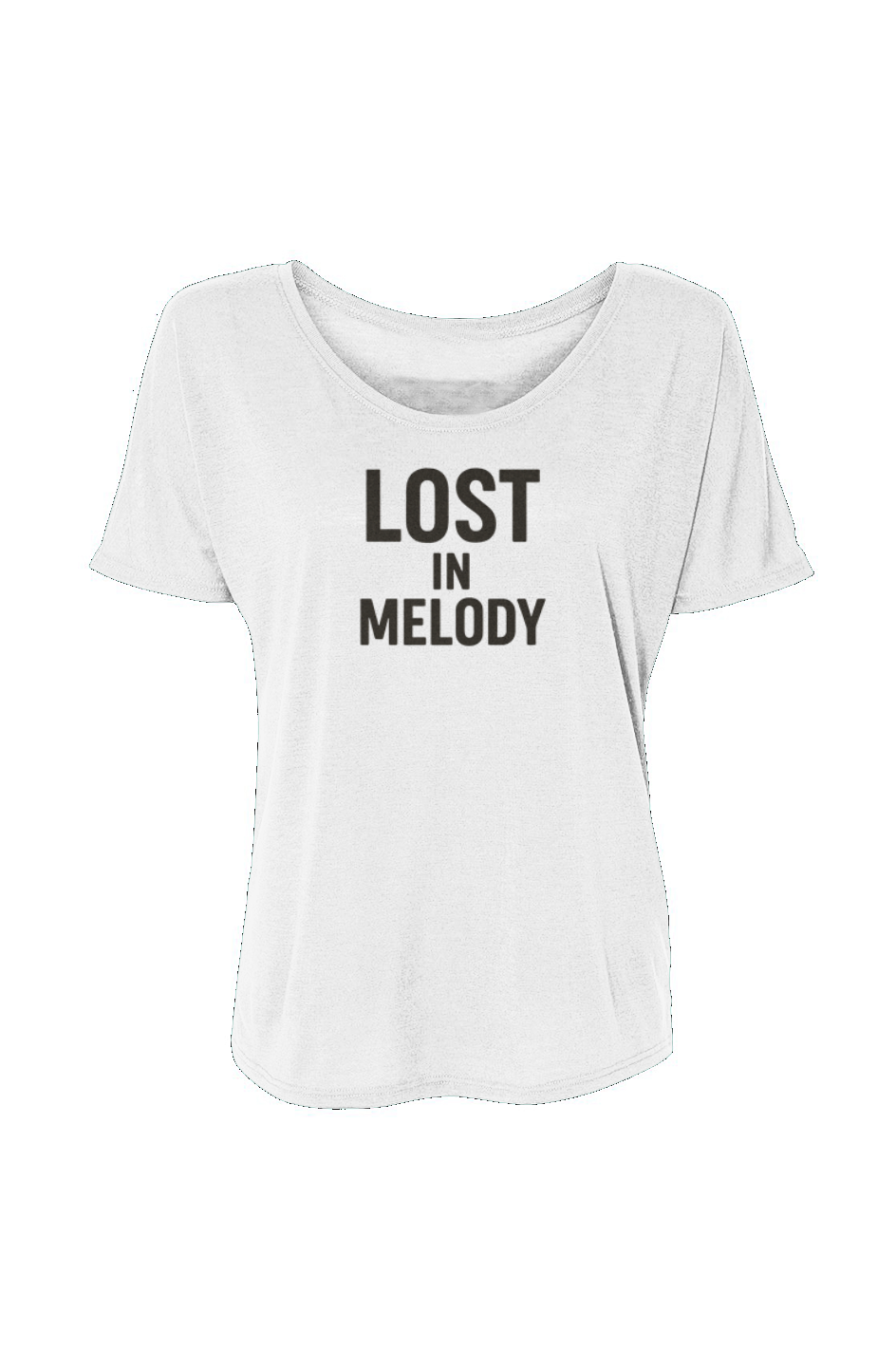 Women’s Slouchy Tee (Lost In Melody) 