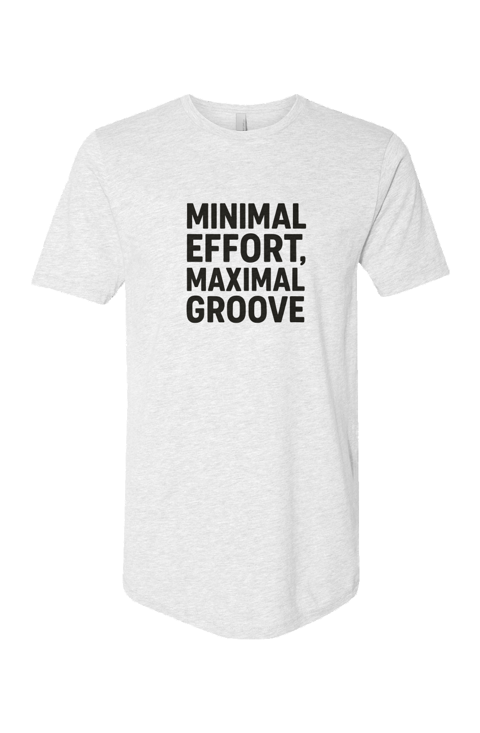 Cotton Long Body Short Sleeve Crew (Minimal Effort, Maximum Groove)