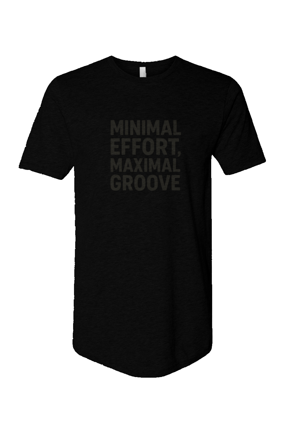 Cotton Long Body Short Sleeve Crew (Minimal Effort, Maximum Groove)