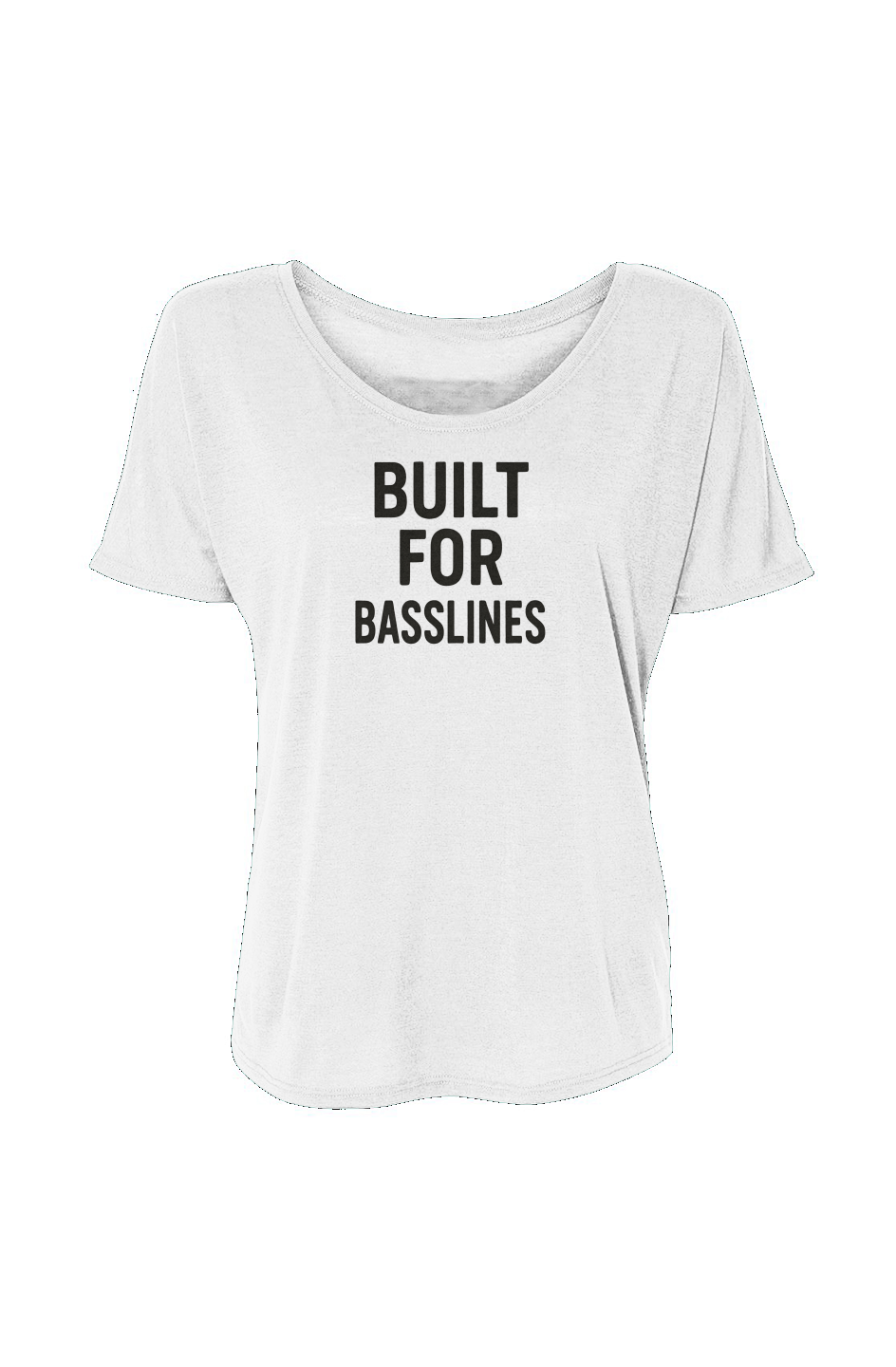 Women’s Slouchy Tee (Built For Basslines)
