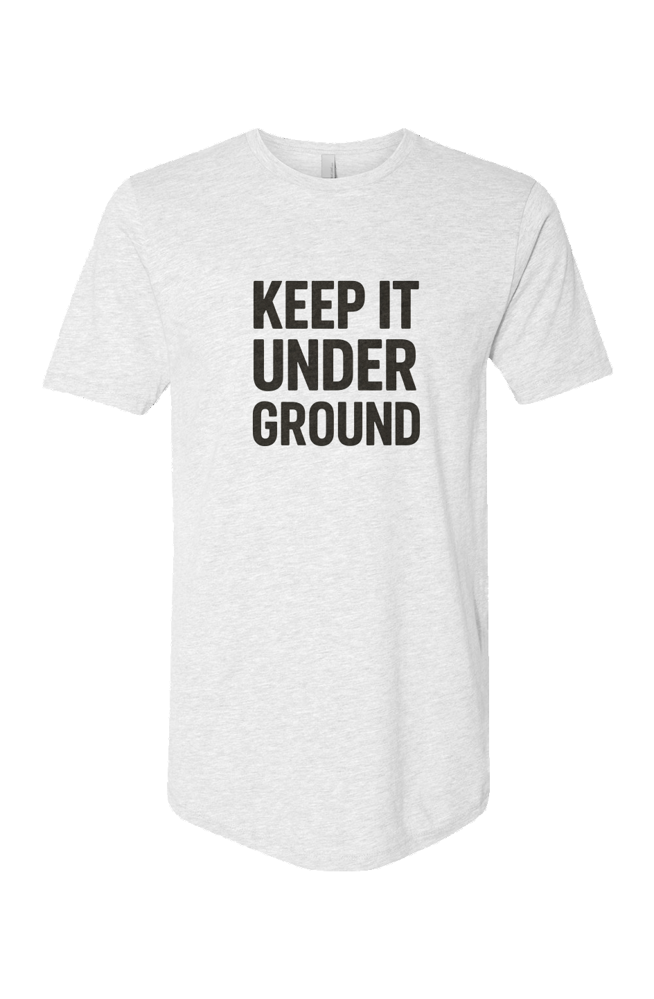Cotton Long Body Short Sleeve Crew (Keep It Underground)