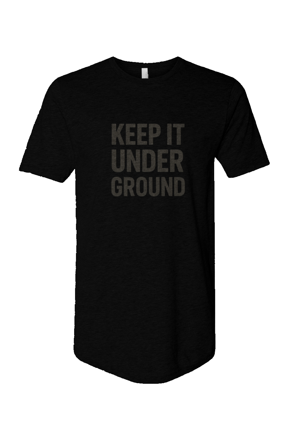 Cotton Long Body Short Sleeve Crew (Keep It Underground)