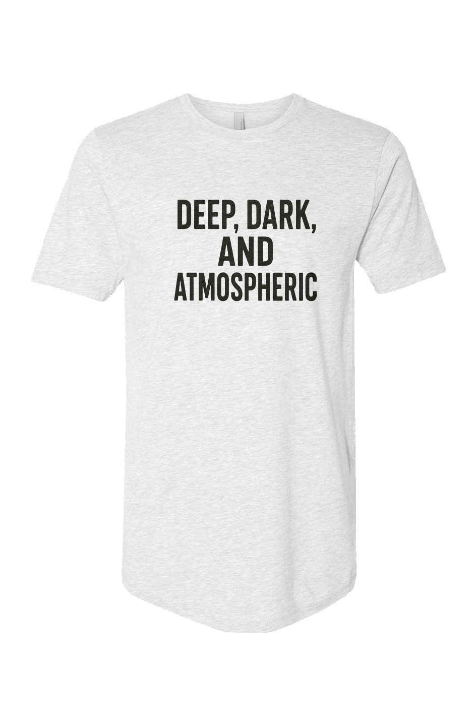 Cotton Long Body Short Sleeve Crew (Deep, Dark, & Atmospheric)