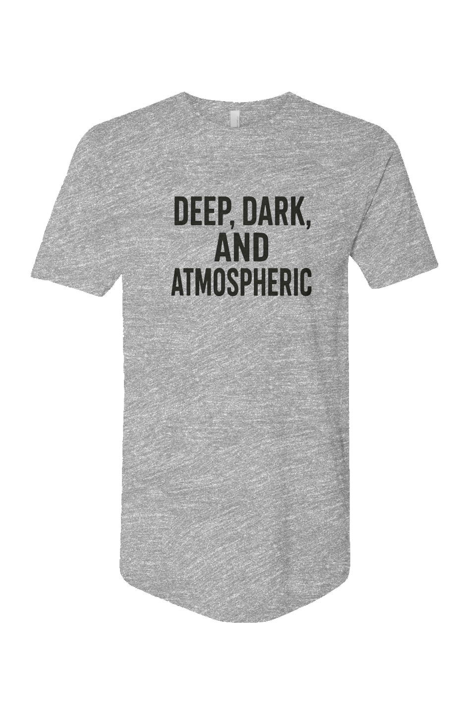 Cotton Long Body Short Sleeve Crew (Deep, Dark, & Atmospheric)