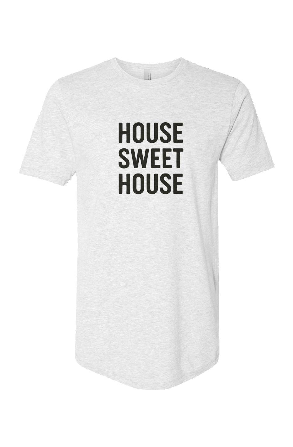 Cotton Long Body Short Sleeve Crew (House Sweet House)