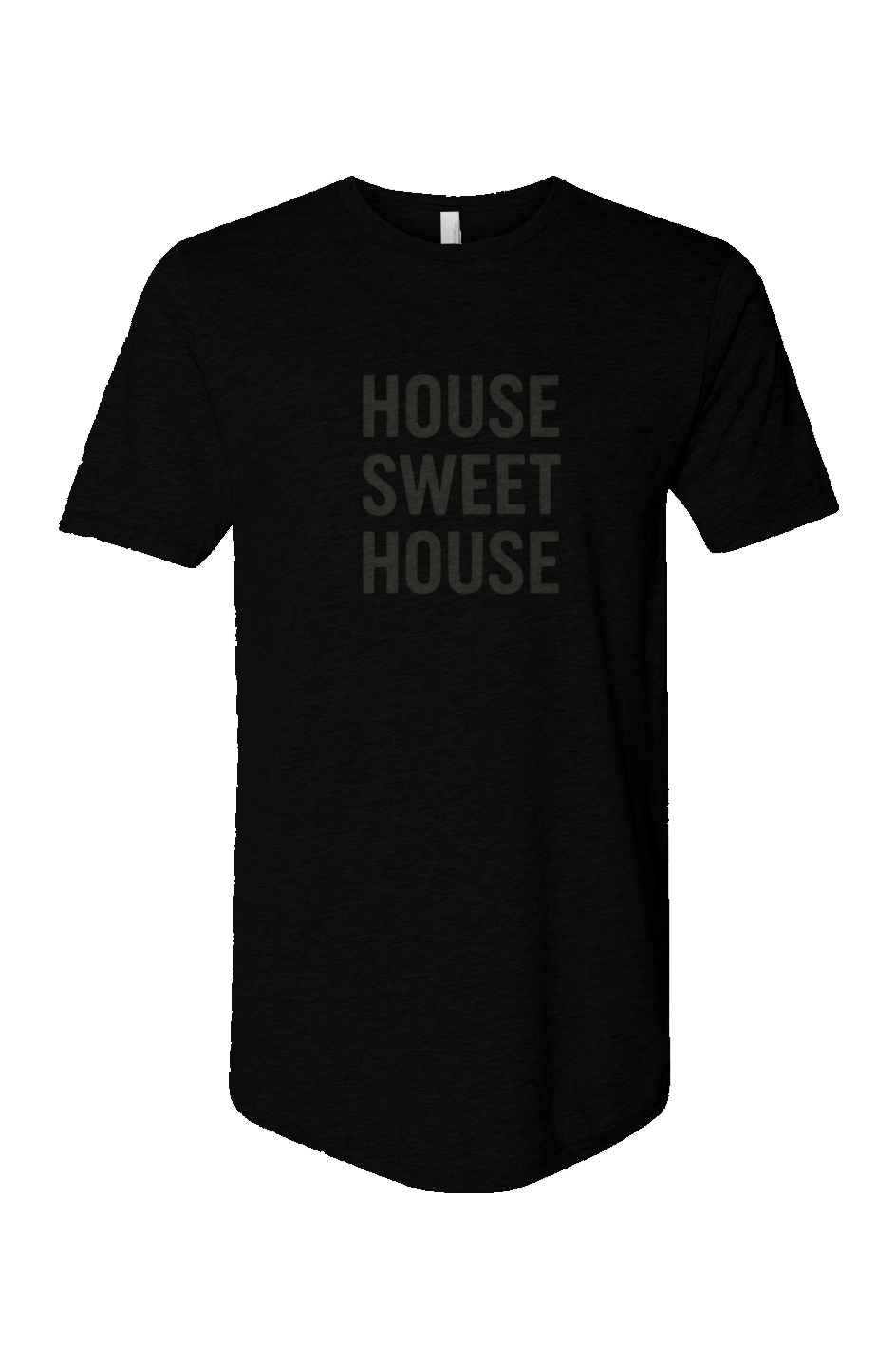 Cotton Long Body Short Sleeve Crew (House Sweet House)