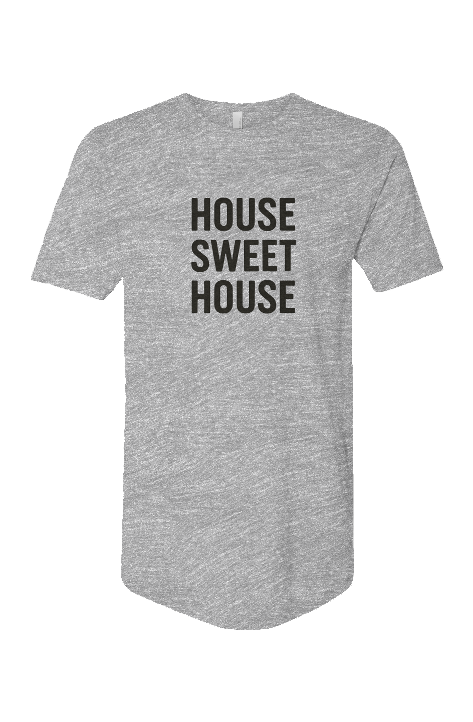 Cotton Long Body Short Sleeve Crew (House Sweet House)