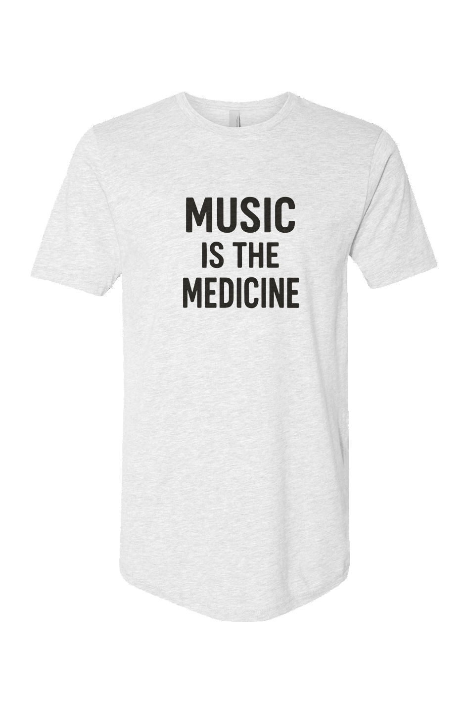 Cotton Long Body Short Sleeve Crew (Music Is The Medicine)