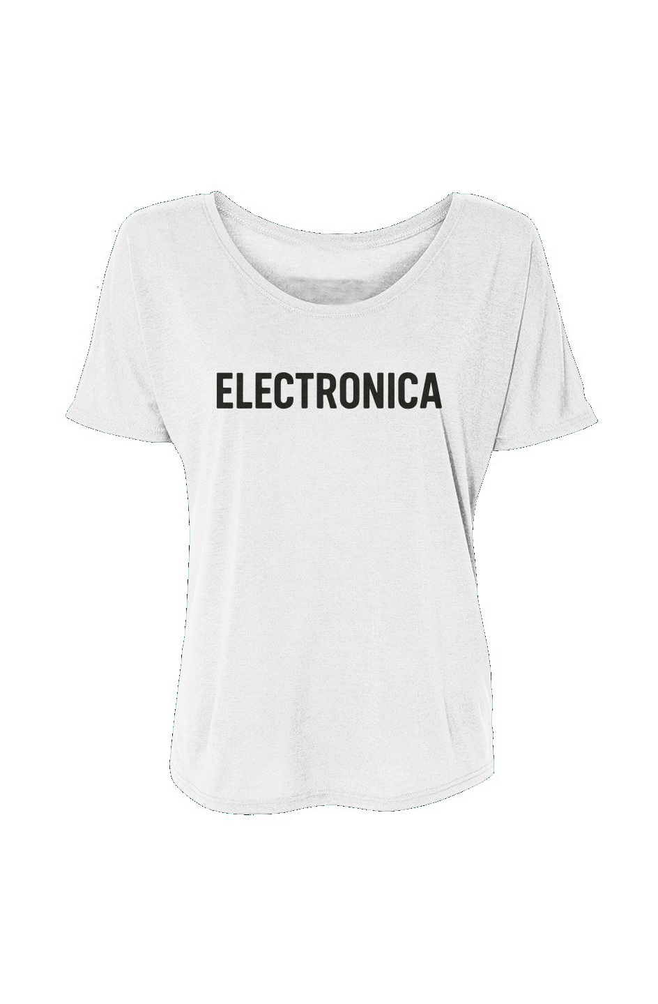 Women’s Slouchy Tee (Electronica)