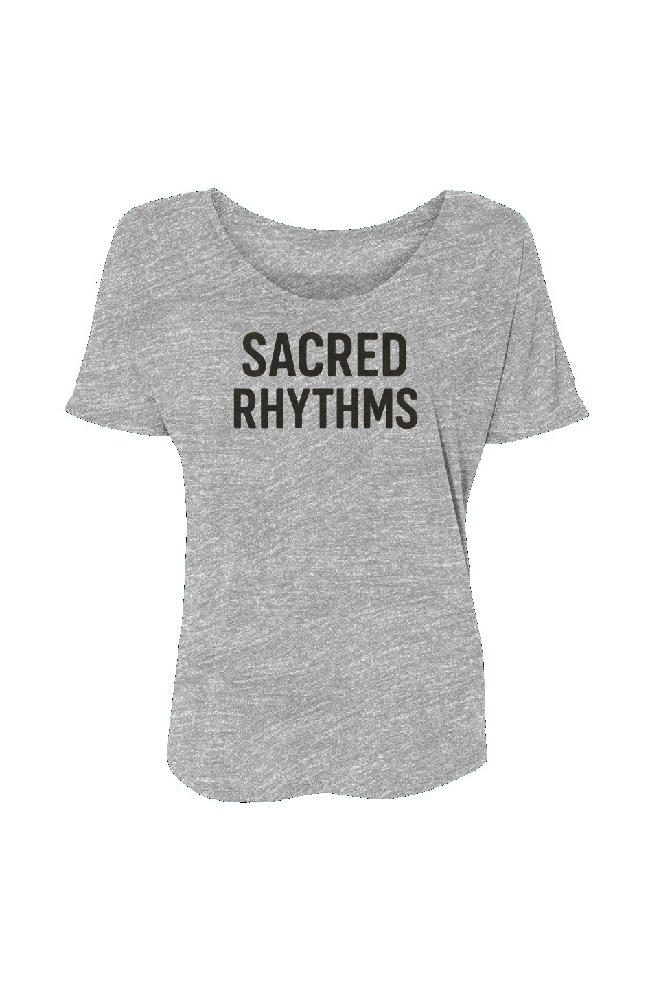 Women’s Slouchy Tee (Sacred Rhythms)