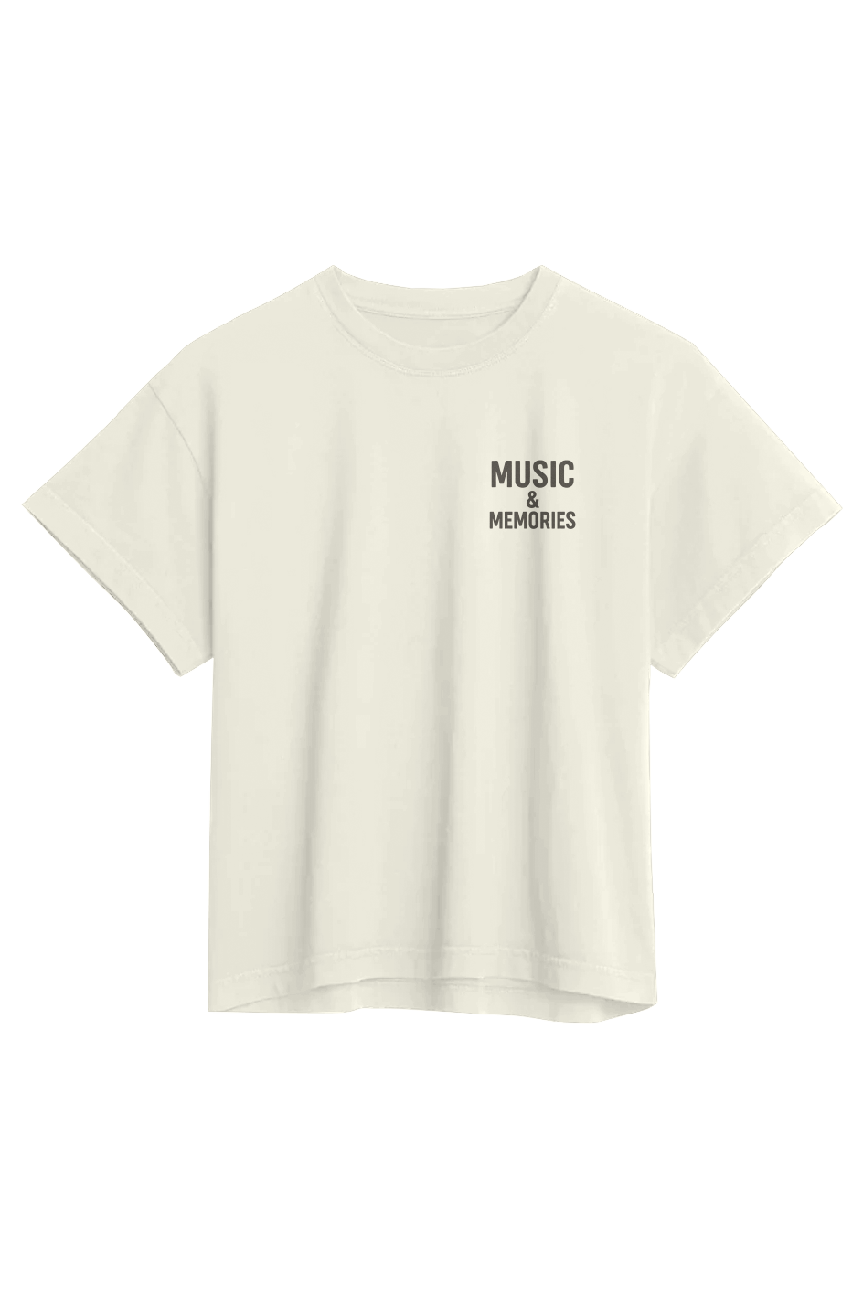 Women's Heavyweight Organic Tee (Music & Memories)