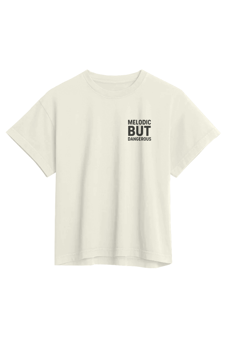 Women's Heavyweight Organic Tee (Melodic But Dangerous)