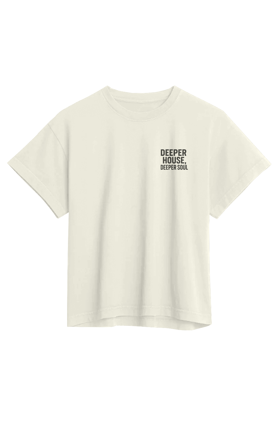 Women's Heavyweight Organic Tee (Deeper House, Deeper Soul)