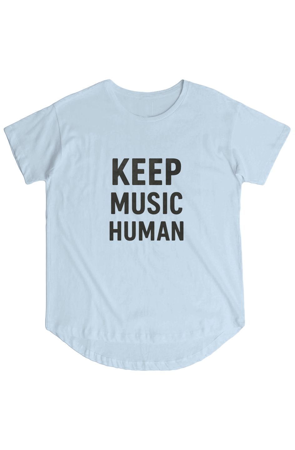 Women's Hi Lo Tee (Keep Music Human)