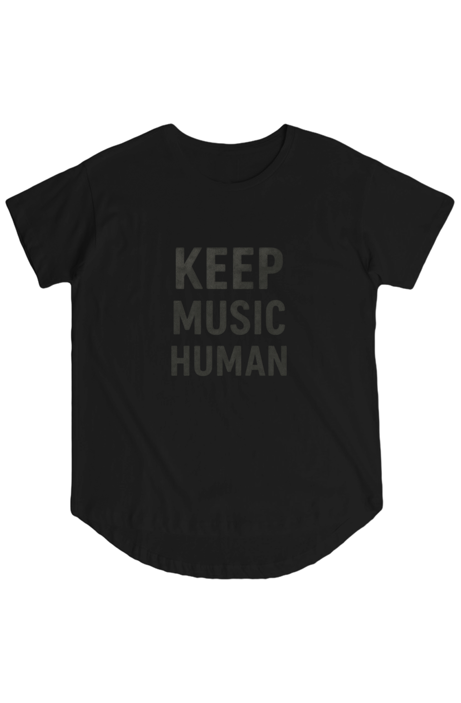 Women's Hi Lo Tee (Keep Music Human)