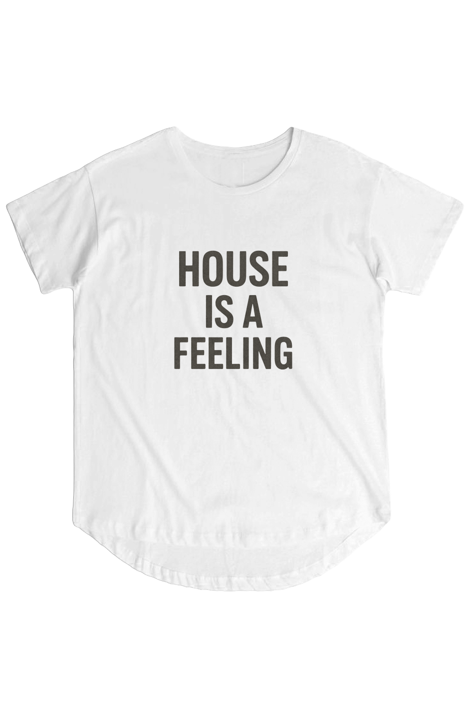 Women's Hi Lo Tee (House Is A Feeling)