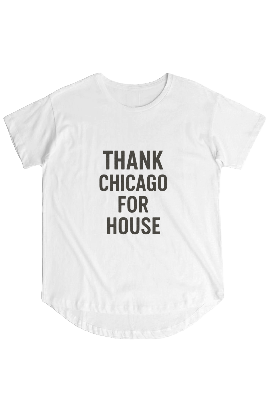 Womens Hi Lo Tee (Thank Chicago For House)