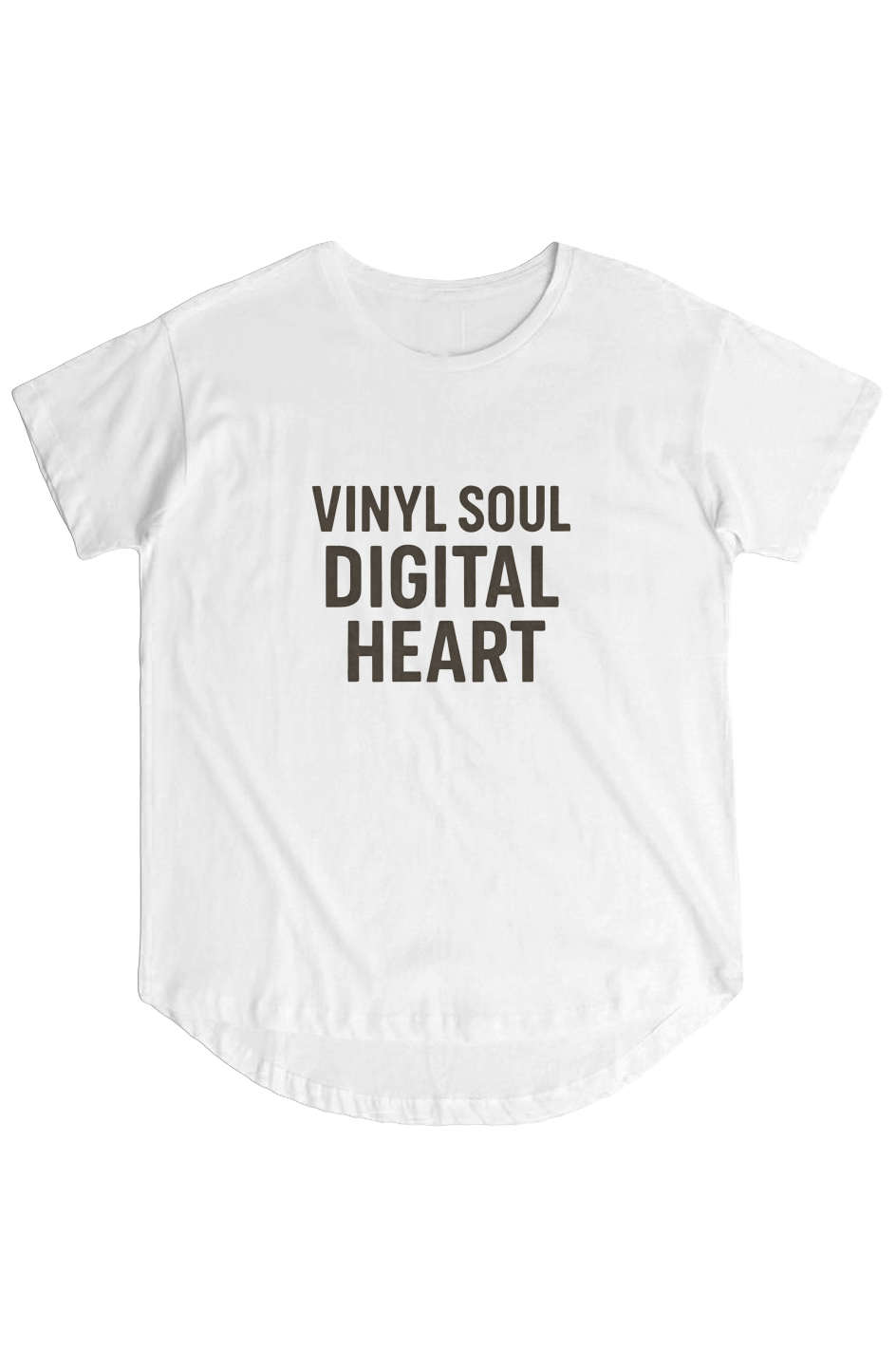 Womens Hi Lo Tee(Vinyl Soul Digital Heart)