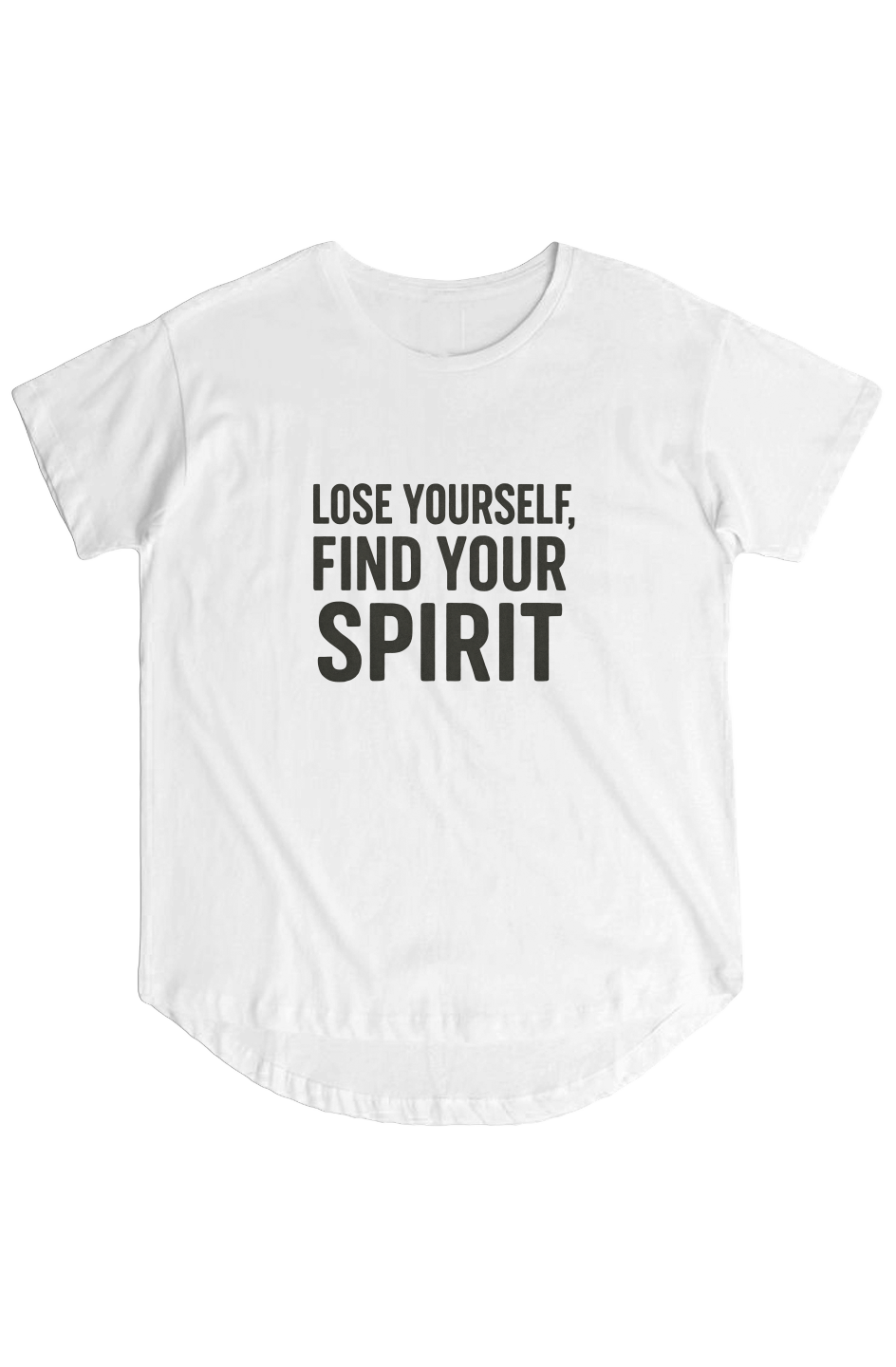 Women's Hi Lo Tee (Lose Yourself Find Your Spirit)