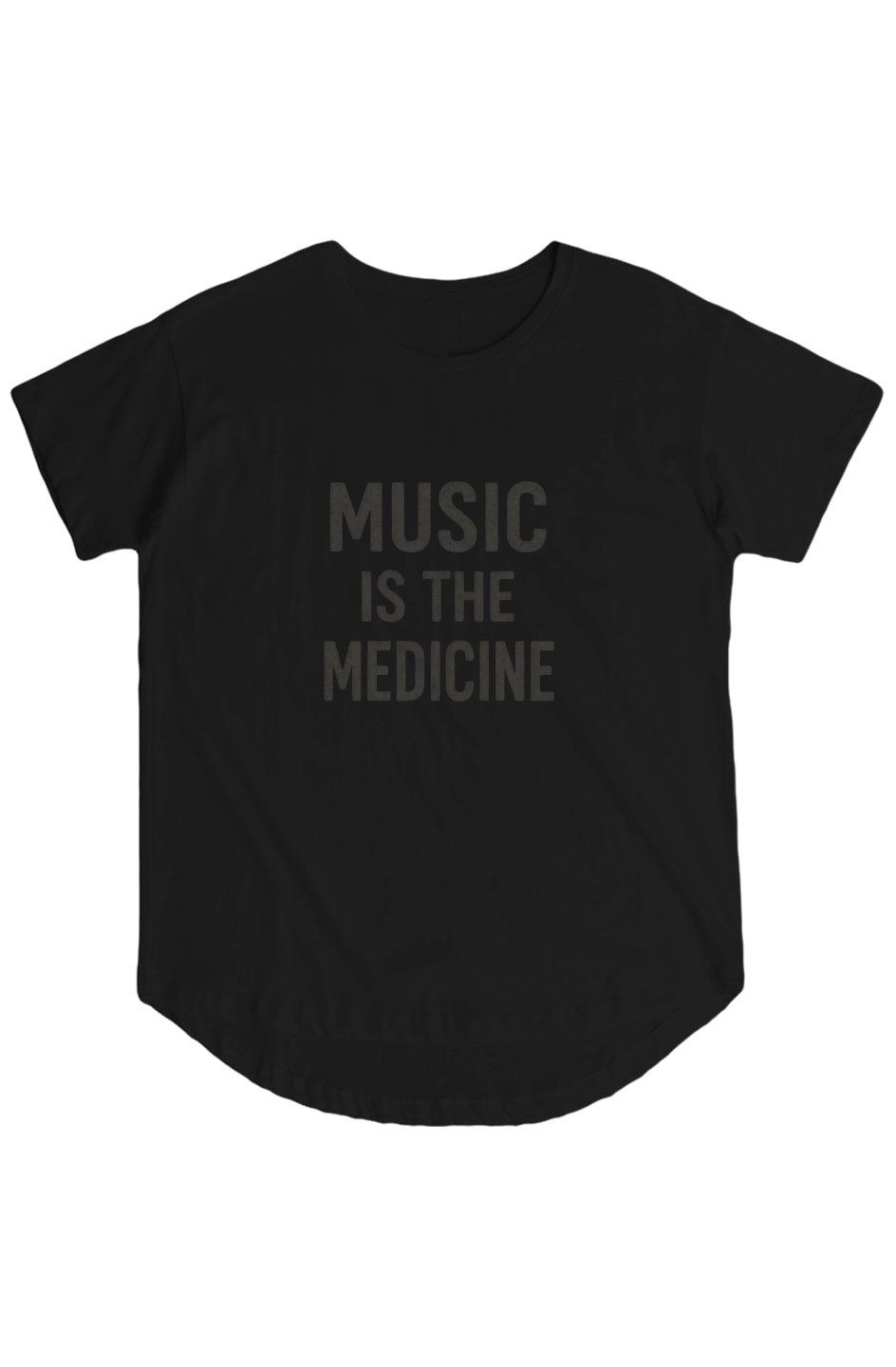 Women's Hi Lo Tee (Music Is The Medicine)